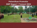 Pelantikan Pramuka SMP Negeri 1 Tomoni 2022 Pelantikan Pramuka SMP Negeri 1 Tomoni 2022